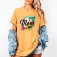 Baseball Mom USA American Baseball Graphic Women's Comfort Colors T-Shirt Mustard Baseball Mom USA American Baseball Graphic Women's Comfort Colors T-Shirt Mustard