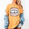 I Can We Have Baseball Mom Women Women's Comfort Colors T-Shirt Mustard I Can We Have Baseball Mom Women Women's Comfort Colors T-Shirt Mustard