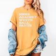 Baseball Moms Against Ball Pants Women's Comfort Colors T-Shirt Mustard