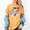 Baseball Moms Cute Take Me To The Ballpark Sports Athletic Women's Comfort Colors T-Shirt Mustard Baseball Moms Cute Take Me To The Ballpark Sports Athletic Women's Comfort Colors T-Shirt Mustard