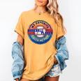 Baseball Moms My Favorite Baseball Player Call Me Moms Women's Comfort Colors T-Shirt Mustard