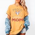 Baseball Moms Mother Kids Girls Boys School Game Women's Comfort Colors T-Shirt Mustard