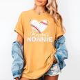 Baseball Nonnie Baseball Heart Women's Comfort Colors T-Shirt Mustard Baseball Nonnie Baseball Heart Women's Comfort Colors T-Shirt Mustard