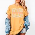 Baseball Player Raising Ballers Game Day Respect The Drip Women's Comfort Colors T-Shirt Mustard Baseball Player Raising Ballers Game Day Respect The Drip Women's Comfort Colors T-Shirt Mustard