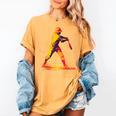 Baseball Player Women's Comfort Colors T-Shirt Mustard Baseball Player Women's Comfort Colors T-Shirt Mustard
