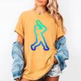 Baseball Player Graphic Women's Comfort Colors T-Shirt Mustard Baseball Player Graphic Women's Comfort Colors T-Shirt Mustard