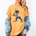 Baseball Puerto Rico Patriotic Flag Boricua Baseball Player Women's Comfort Colors T-Shirt Mustard