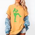Baseball Shamrock St Patrick's Day Saint Paddy's Women's Comfort Colors T-Shirt Mustard Baseball Shamrock St Patrick's Day Saint Paddy's Women's Comfort Colors T-Shirt Mustard