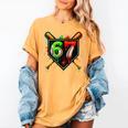 Baseball Six Seven 67 Meme Ice Cream Drip Xmas Women Men Women's Comfort Colors T-Shirt Mustard Baseball Six Seven 67 Meme Ice Cream Drip Xmas Women Men Women's Comfort Colors T-Shirt Mustard