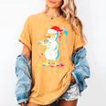 Baseball Snowman Drip Cool Christmas Men Boys Girls Women's Comfort Colors T-Shirt Mustard Baseball Snowman Drip Cool Christmas Men Boys Girls Women's Comfort Colors T-Shirt Mustard
