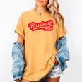 Baseball Softball Baseball Mom Baseball Women's Comfort Colors T-Shirt Mustard