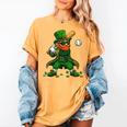 Baseball St Patricks Day Leprechaun Boys Girls Men Women Women's Comfort Colors T-Shirt Mustard
