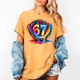 Baseball Stuff Six Seven 67 Ice Cream Drip 6 7 Baseball Kids Women's Comfort Colors T-Shirt Mustard Baseball Stuff Six Seven 67 Ice Cream Drip 6 7 Baseball Kids Women's Comfort Colors T-Shirt Mustard