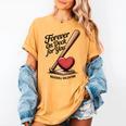 Baseball Valentine Forever On Deck For You Tee Women's Comfort Colors T-Shirt Mustard