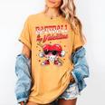 Baseball Is My Valentine Shirt Heart Drip Baseball Lovers Women's Comfort Colors T-Shirt Mustard