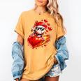Baseball Valentine's Day Drip Ice Cream Team Women's Comfort Colors T-Shirt Mustard Baseball Valentine's Day Drip Ice Cream Team Women's Comfort Colors T-Shirt Mustard