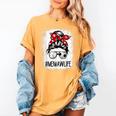 Bleached Memaw Life Soccer Messy Bun Baseball Game Day Women's Comfort Colors T-Shirt Mustard Bleached Memaw Life Soccer Messy Bun Baseball Game Day Women's Comfort Colors T-Shirt Mustard