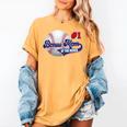 Bonus Mom Rookie Of Year 1st Birthday Baseball Theme Women's Comfort Colors T-Shirt Mustard Bonus Mom Rookie Of Year 1st Birthday Baseball Theme Women's Comfort Colors T-Shirt Mustard