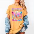 Boys 10 Double Digits 10th Birthday Ice Cream Baseball Drip Women's Comfort Colors T-Shirt Mustard