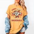 Boys & Women Men Baseball Valentine With Hearts Sporty Love Women's Comfort Colors T-Shirt Mustard Boys & Women Men Baseball Valentine With Hearts Sporty Love Women's Comfort Colors T-Shirt Mustard