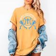 Boys Baseball Christian-Shirt Softball I Can Do All Things Women's Comfort Colors T-Shirt Mustard