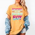 Brother Of The Birthday Boy Ice Cream Baseball Family Party Women's Comfort Colors T-Shirt Mustard Brother Of The Birthday Boy Ice Cream Baseball Family Party Women's Comfort Colors T-Shirt Mustard