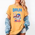 Bruh I'm 7 Baseball Ice Cream Drip It's My 7th Birthday Women's Comfort Colors T-Shirt Mustard Bruh I'm 7 Baseball Ice Cream Drip It's My 7th Birthday Women's Comfort Colors T-Shirt Mustard
