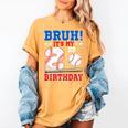 Bruh It's My 2nd Birthday Boy Baseball Themed Party Women's Comfort Colors T-Shirt Mustard Bruh It's My 2nd Birthday Boy Baseball Themed Party Women's Comfort Colors T-Shirt Mustard