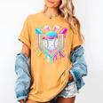 Bunny Baseball Hat With Ice Cream Easter Day Boys Kids Girls Women's Comfort Colors T-Shirt Mustard