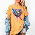 Camo Baseball Heart Drip Valentine Baseball Icecream Boys Women's Comfort Colors T-Shirt Mustard Camo Baseball Heart Drip Valentine Baseball Icecream Boys Women's Comfort Colors T-Shirt Mustard