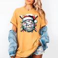 Christmas Baseball Boy Youth Kid Men Santa Hat Xmas Baseball Women's Comfort Colors T-Shirt Mustard Christmas Baseball Boy Youth Kid Men Santa Hat Xmas Baseball Women's Comfort Colors T-Shirt Mustard