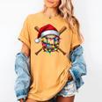 Christmas Baseball Pajama Santa For Men Boys Girls Kids Xmas Women's Comfort Colors T-Shirt Mustard Christmas Baseball Pajama Santa For Men Boys Girls Kids Xmas Women's Comfort Colors T-Shirt Mustard