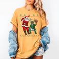 Christmas Santa Baseball Ugly Sweater Women's Comfort Colors T-Shirt Mustard Christmas Santa Baseball Ugly Sweater Women's Comfort Colors T-Shirt Mustard