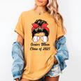 Class Of 2025 Baseball Mom Senior Graduation Graduate Women Women's Comfort Colors T-Shirt Mustard Class Of 2025 Baseball Mom Senior Graduation Graduate Women Women's Comfort Colors T-Shirt Mustard