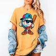 Cool Baseball Drip For Boys Ice Cream Drip Baseball Kids Women's Comfort Colors T-Shirt Mustard Cool Baseball Drip For Boys Ice Cream Drip Baseball Kids Women's Comfort Colors T-Shirt Mustard