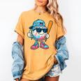 Cool Ice Cream Drip Baseball Drip For Boys Sports Kids Women's Comfort Colors T-Shirt Mustard Cool Ice Cream Drip Baseball Drip For Boys Sports Kids Women's Comfort Colors T-Shirt Mustard