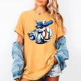 Cool Rabbit Baseball Easter Men Boy Toddler Kid Women's Comfort Colors T-Shirt Mustard