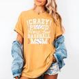 Crazy Proud Always Loud Baseball Mom Saying Graphic Premium Tri-Blend Women's Comfort Colors T-Shirt Mustard Crazy Proud Always Loud Baseball Mom Saying Graphic Premium Tri-Blend Women's Comfort Colors T-Shirt Mustard