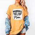 Custom Baseball Mom Number 86 Heart For Mom Women's Comfort Colors T-Shirt Mustard