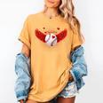 Cute Baseball &Cupid Wings Happy Valentines Boys Men Women's Comfort Colors T-Shirt Mustard