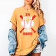 Cute Baseball Mom Out Of Your League Mommy Sports Players Women's Comfort Colors T-Shirt Mustard