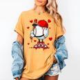 Cute Dripping Baseball Lover Valentines Day Boys Kids Women's Comfort Colors T-Shirt Mustard Cute Dripping Baseball Lover Valentines Day Boys Kids Women's Comfort Colors T-Shirt Mustard