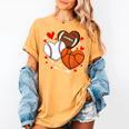 Cute Heart Baseball Basketball Football Valentine Boy Men Women's Comfort Colors T-Shirt Mustard Cute Heart Baseball Basketball Football Valentine Boy Men Women's Comfort Colors T-Shirt Mustard