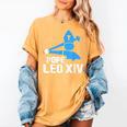 Da Pope Leo XIV Baseball Women's Comfort Colors T-Shirt Mustard