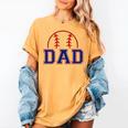 Dad Of Rookie 1st Birthday Baseball Boy Family Matching Women's Comfort Colors T-Shirt Mustard Dad Of Rookie 1st Birthday Baseball Boy Family Matching Women's Comfort Colors T-Shirt Mustard