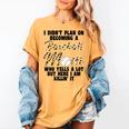 I Didn't Plan On Becoming a Baseball Mom Baseball Women's Comfort Colors T-Shirt Mustard I Didn't Plan On Becoming a Baseball Mom Baseball Women's Comfort Colors T-Shirt Mustard