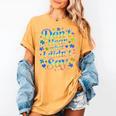 Don’t Hear What I Didn’t Say Autism Awareness Valentine Raglan Baseball Tee Women's Comfort Colors T-Shirt Mustard