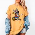 Easter Bunny Baseball Player Batter Rabbit Boys Kids Men Women's Comfort Colors T-Shirt Mustard Easter Bunny Baseball Player Batter Rabbit Boys Kids Men Women's Comfort Colors T-Shirt Mustard
