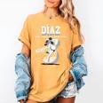 Edwin Diaz Los Angeles D Baseball Players MLBEDD201M Women's Comfort Colors T-Shirt Mustard