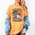 Faith Family Freedom Patriotic Christian Baseball Game Day Women's Comfort Colors T-Shirt Mustard Faith Family Freedom Patriotic Christian Baseball Game Day Women's Comfort Colors T-Shirt Mustard